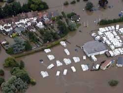 наводнение затопленные дома
