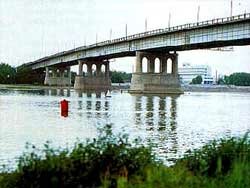 Омск Ленинградский мост